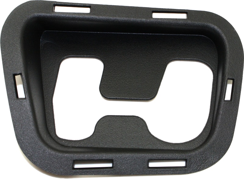 Front Bumper Tow Hook Cover for 2007-2014 Chevrolet Tahoe, Right (Passenger) Side, Textured, Without Off Road Package, Replacement