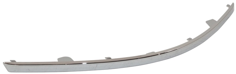 Front Bumper Molding for Chrysler Town and Country 2008-2010, Right (Passenger) Side, Chrome, Plastic, Replacement
