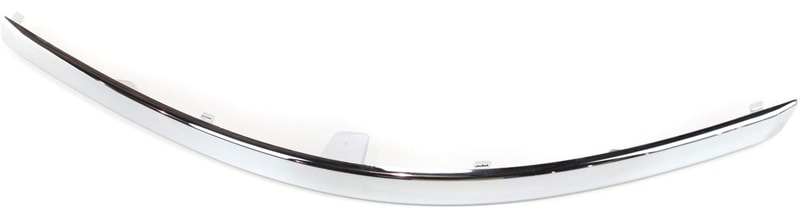 Front Bumper Molding for Chrysler Town and Country 2008-2010, Left (Driver) Side, Chrome, Plastic, Replacement