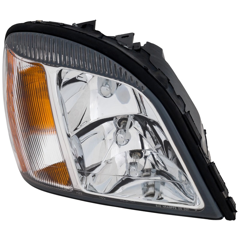 Headlight Assembly for Cadillac Deville 2000-2003, Right (Passenger), Halogen, Replacement