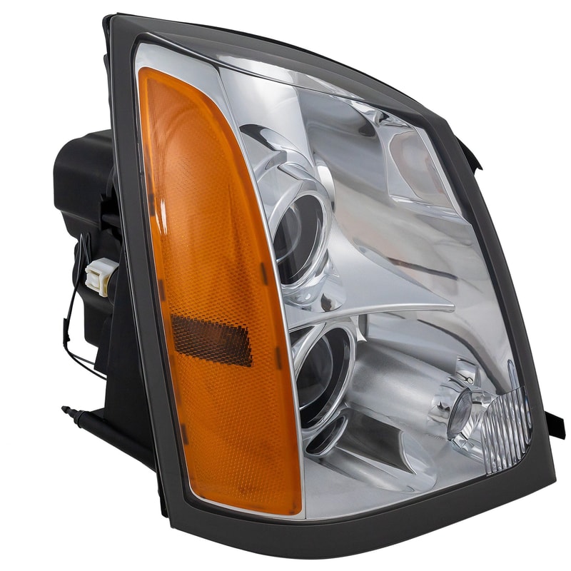 Headlight Assembly for Cadillac SRX 2004-2009 Right (Passenger), Halogen, Replacement