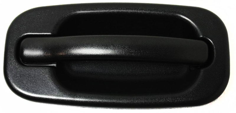 Front Exterior Door Handle Right (Passenger) for Chevrolet Silverado/GMC Sierra 1999-2006, Textured Black, Without Keyhole, Includes 2007 Classic, Replacement