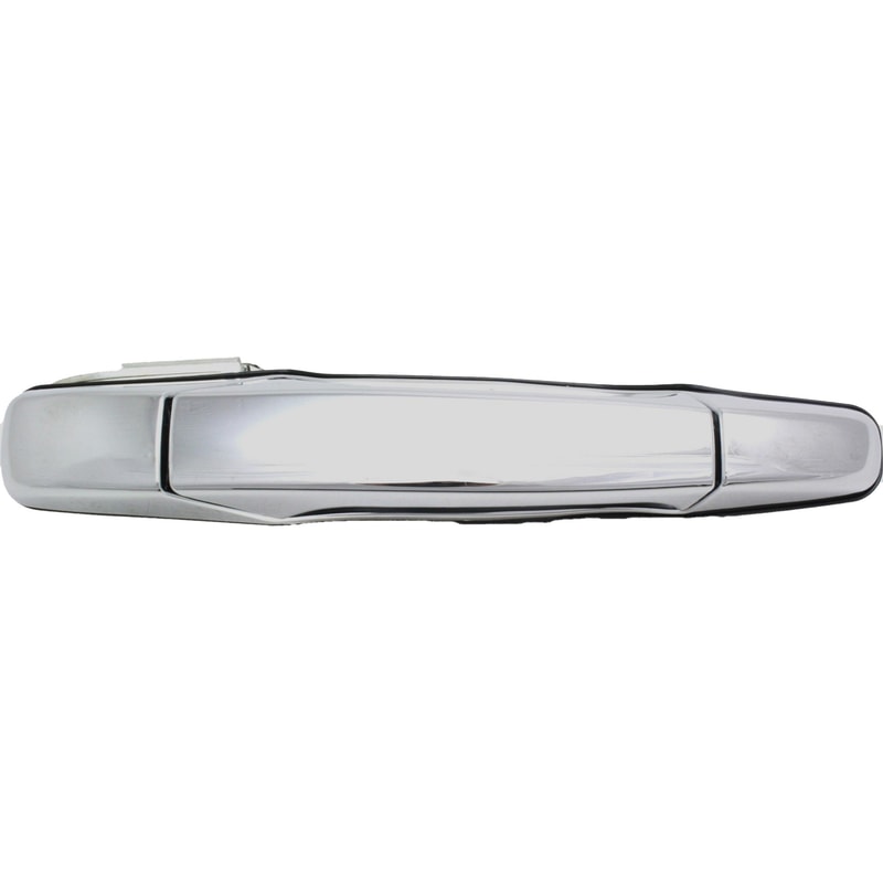 Rear Exterior Door Handle in Chrome for Chevrolet Silverado 1500 (2007-2013), 2500 HD/3500 HD (2007-2014) Right (Passenger), Without Key Hole, Excludes 2007 Classic Model, Replacement