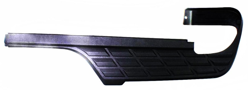 Rear Bumper Step Pad for Chevrolet Silverado 1500 (2007-2013), Right (Passenger) Outer, Black, Excludes 2007 Classic Model, Replacement