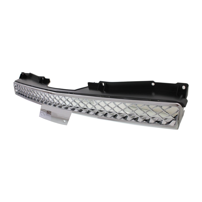 Upper Grille for Chevrolet Tahoe 2007-2014/Avalanche 2007-2013, All Chrome, Plastic, Replacement