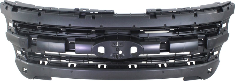 Header Panel for Ford Explorer 2011-2015 / Explorer Police 2013-2015, Inner Grille Mounting Panel, Black, Suitable for Police, 3.7L Engine, Replacement