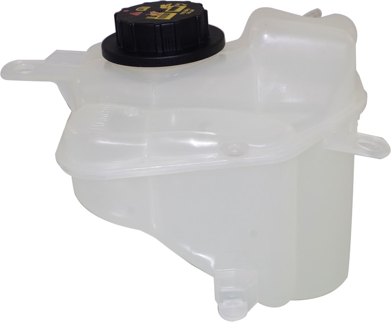 Coolant Tank (Radiator Spare Tank) Assembly with Cap for 2010-2011 Ford Fusion, 2007-2011 Lincoln MKZ, 3.5L Engine, Replacement
