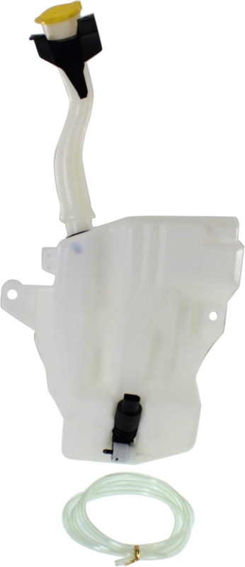 Washer Reservoir Assembly for Ford Escape (2013-2014) and C-Max Hybrid models (2013-2018), Includes Pump, Inlet and Cap, Replacement
