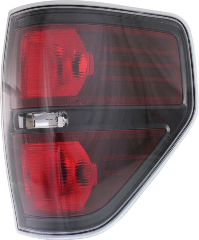Right (Passenger) Tail Light for Ford F-150 2010-2014, Lens and Housing, Styleside, Harley-Davidson Edition/SVT Raptor Model, Replacement