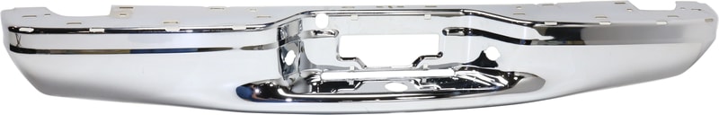 Rear Bumper Face Bar for Ford F-Series 1997-2004, Chrome, Flare Side (Styleside, Crew Cab), Replacement
