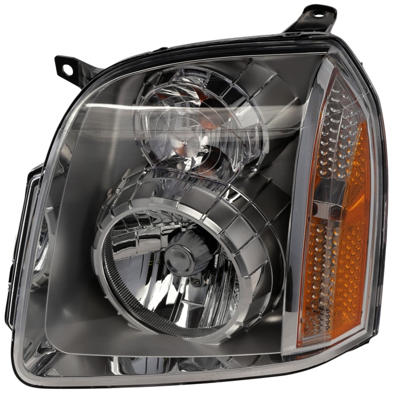 Headlight Assembly for GMC Yukon Denali Model 2007-2014, Left (Driver), Halogen, Replacement