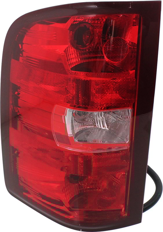 Tail Light Assembly for Chevrolet Silverado 1500/Silverado/Sierra 2500/3500, 2010-2011 Left (Driver) Side, Replacement