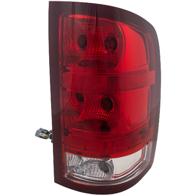Tail Light Assembly for GMC Sierra 2010-2012 Right (Passenger), Compatible with SL / SLE / SLT / WT Models, Replacement