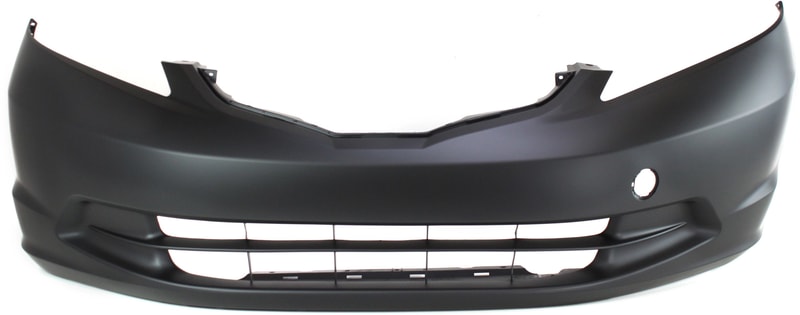 Front Bumper Cover for FIT 2009-2014, Primed (Ready to Paint), Suitable for Base, DX, LX Models, Replacement