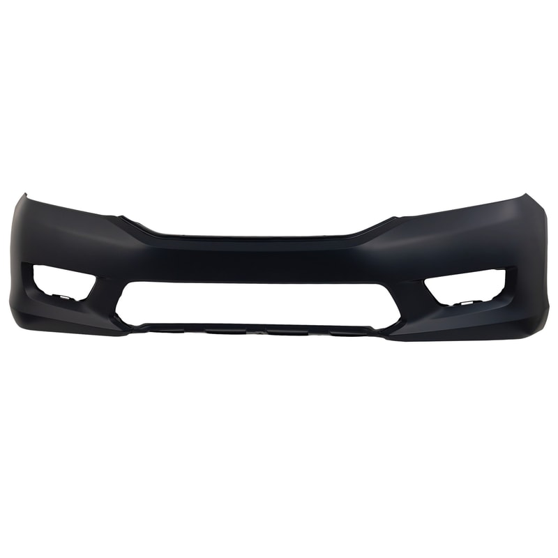 Front Bumper Cover for Honda Accord 2013-2015, Primed (Ready to Paint), For Sedan Models, Replacement