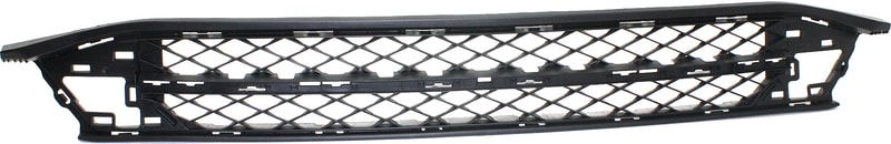 Front Bumper Grille for Honda Odyssey 2014-2017, Mesh Design, Textured Dark Gray, Replacement (CAPA Certified)