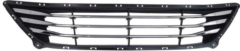 Front Bumper Grille for Hyundai Elantra 2014-2016, Sedan, Paint to Match, Without Chrome Insert, Built for Vehicles in Korea, Replacement