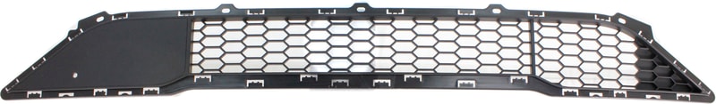 Front Bumper Grille for Hyundai Tucson 2016-2018, Textured with Pedestrian Recognition and Skid Plate, Replacement (CAPA Certified)