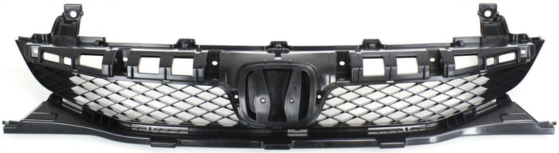 Grille for Honda Civic Sedan 2009-2011, Paintable Shell and Insert, Replacement