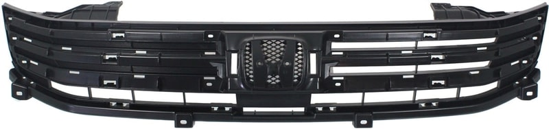 Radiator Grille for Honda Insight 2010-2011, Painted Black Shell and Insert Replacement