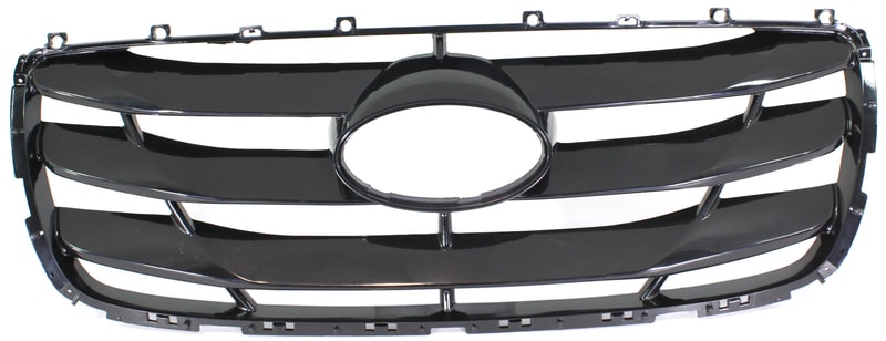 Grille for Hyundai Santa Fe 2010-2012, Paintable Shell and Insert, Replacement