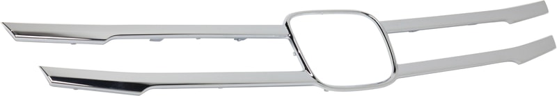 Center Grille Molding for 2011-2013 Honda Odyssey, All Chrome, Replacement (CAPA Certified)