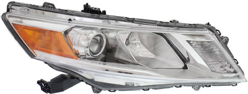 Headlight Assembly for Honda Crosstour 2013-2015, Right (Passenger) Side, Halogen, Replacement