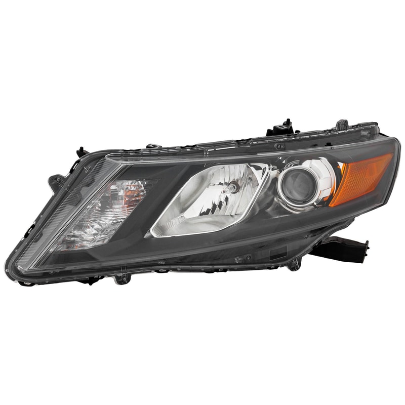 Headlight Assembly for Honda Accord Crosstour 2010-2012, Left (Driver), Halogen, Replacement