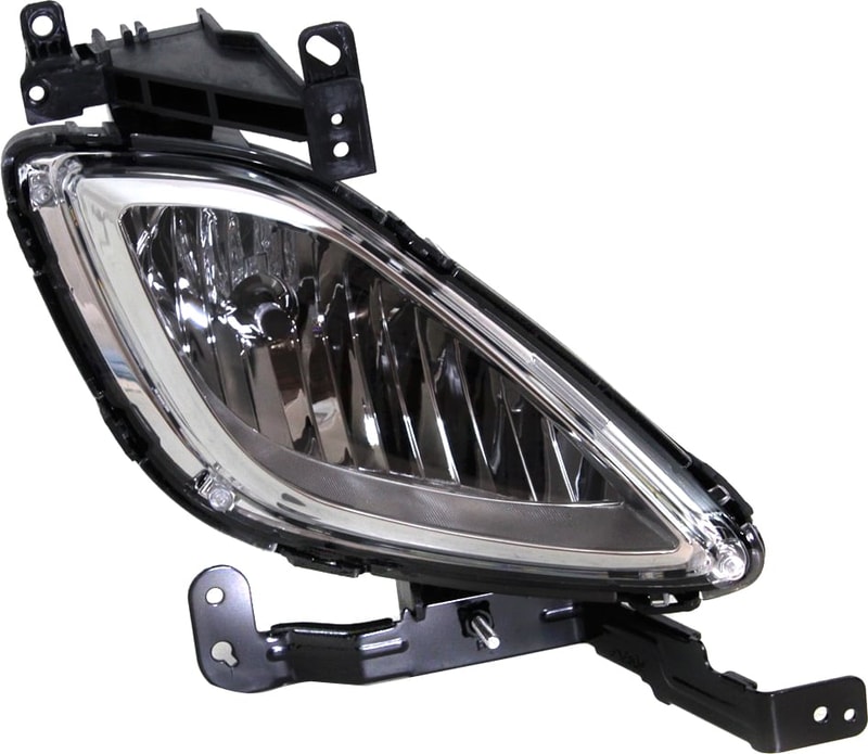 Front Fog Light Assembly for Hyundai Elantra 2011-2013 Sedan, Right (Passenger), USA Built Vehicle, Replacement