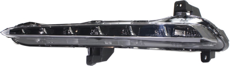 LED Daytime Running Light Assembly for 2015-2017 Hyundai Sonata Left (Driver), Excludes Hybrid Model, Replacement