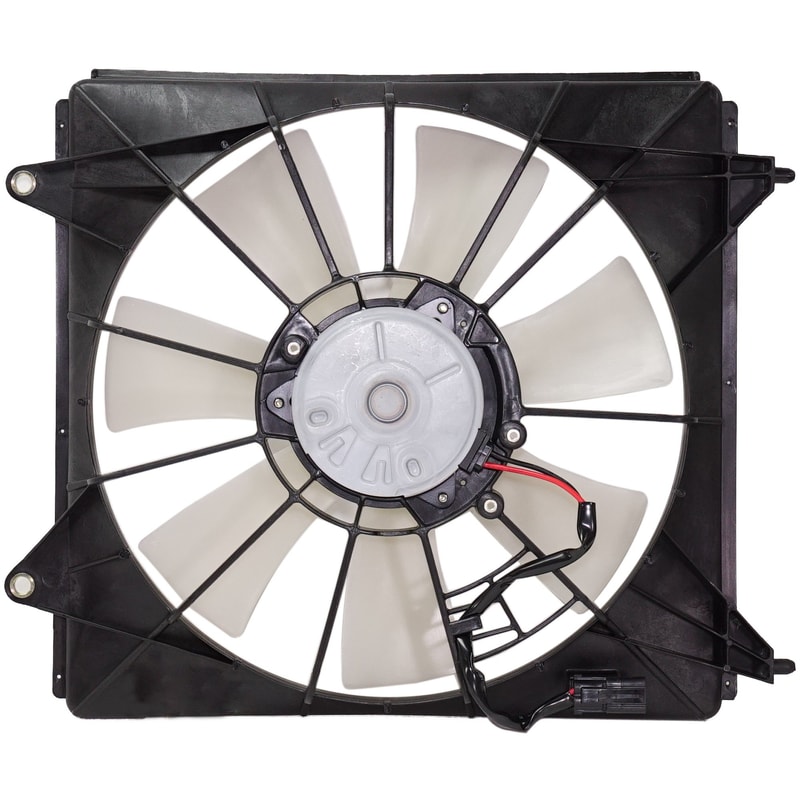 A/C Condenser Fan Assembly for Honda Accord 2013-2017, Right (Passenger), 4 Cylinder Engine, Fit for Coupe (EX/EX-L/Touring Models), Sedan (Except Hybrid), Denso Brand, Replacement