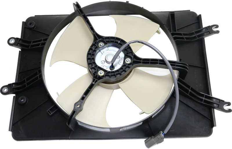 A/C Condenser Fan Assembly for Acura MDX 2001-2002, Honda Pilot 2003-2004, Front, Replacement