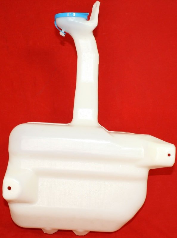 Washer Reservoir Assembly for Honda Accord 1998-2002 with Pump and Cap, 6 Cylinder, Coupe/Sedan, Replacement