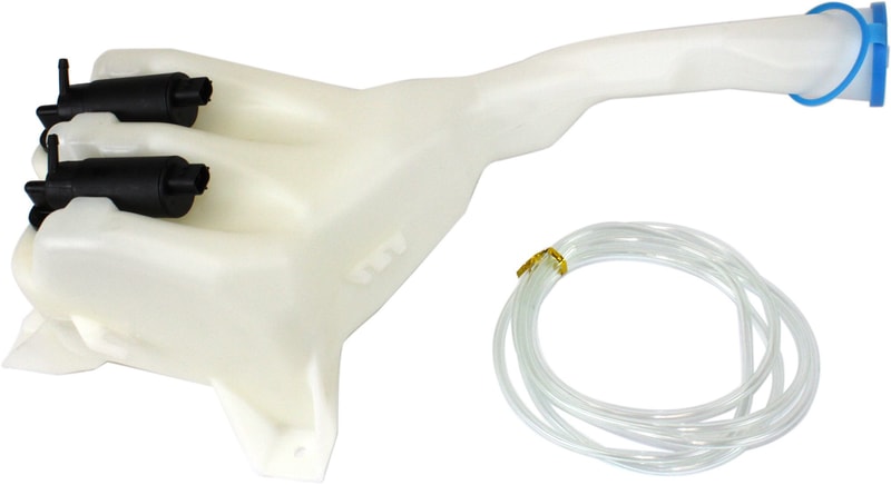 Washer Reservoir for Honda Civic Hatchback 2002-2005, Assembly with Dual Pump and Cap, Replacement