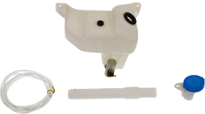 Washer Reservoir Assembly for 2003-2003 Honda Civic Hybrid, Includes Pump, Inlet, Mouth and Cap, Replacement