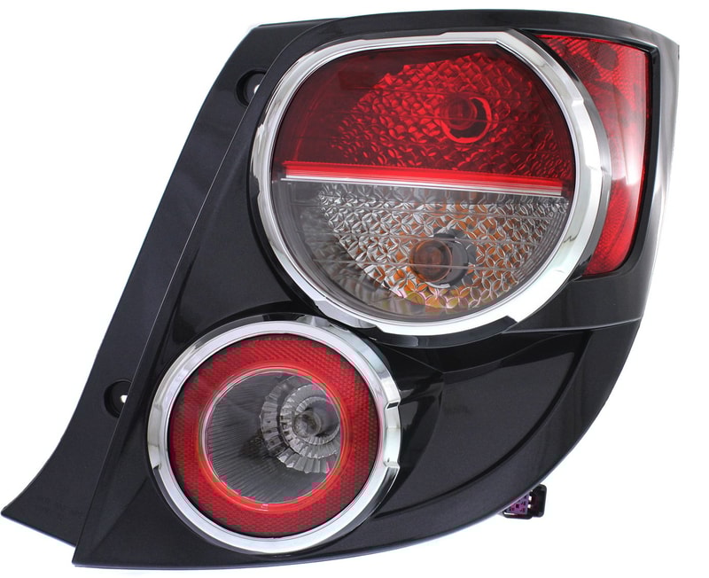 Tail Light Assembly for Chevrolet Sonic Hatchback, Right (Passenger) Side, Fits 2012-2016 Models, Replacement