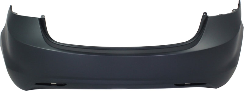 Rear Bumper Cover Primed (Ready to Paint) for Hyundai Elantra Sedan, USA Built, 2011-2013, Up to May 14, 2012, Replacement