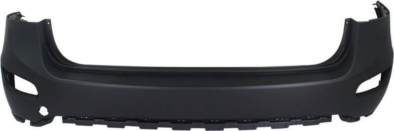 Rear Bumper Cover for Hyundai Santa Fe 2010-2012, Primed (Ready to Paint), Replacement (CAPA Certified)