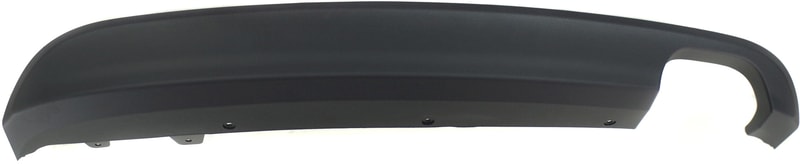 Rear Lower Valance for Hyundai Elantra 2014-2016, Lower Bumper Cover, Textured, 2.0L Engine, Sedan, with Exhaust Hole, for Korea Built Vehicle, Replacement