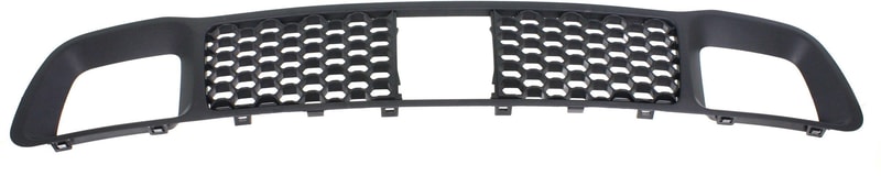 Front Bumper Grille for Jeep Grand Cherokee 2014-2016, Lower, Textured Gray, with Adaptive Cruise Control, for Laredo, Limited, Overland Models, Replacement