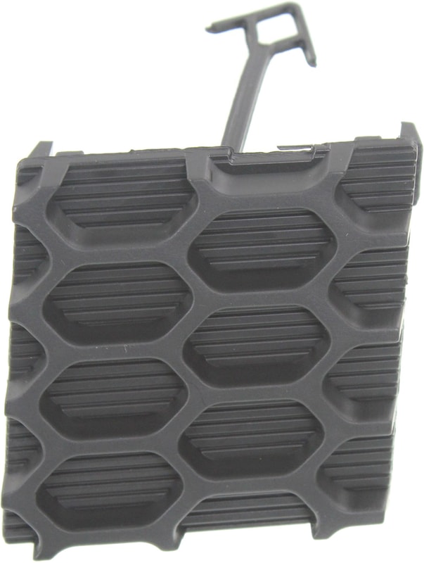 Front Bumper Tow Hook Cover for Jeep Grand Cherokee 2014-2021, Black, Suitable for Limited, Laredo, Trailhawk (2017-2019), Overland Models, Excludes SRT, Summit, Trackhawk, Replacement