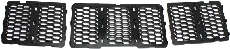 Honeycomb Insert Textured Black Shell and Insert Grille for 2014-2016 Jeep Grand Cherokee, Code MFF, MFE, MFK, Replacement