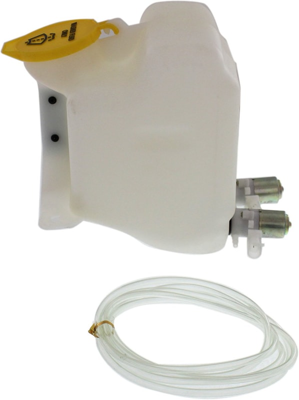 Washer Reservoir Assembly for 1997-2002 Jeep Wrangler, with Dual Pump and Cap, Replacement