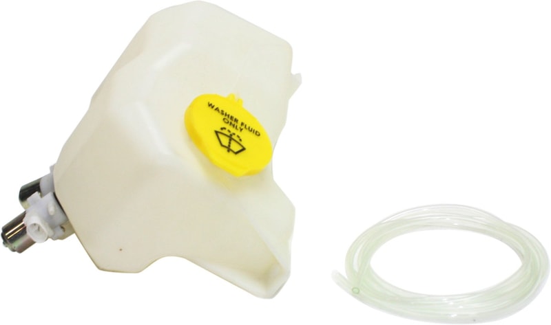 Washer Reservoir Assembly for Jeep Grand Cherokee 1996-1998 with Dual Pump, Cap, and Sensor Hole, Replacement