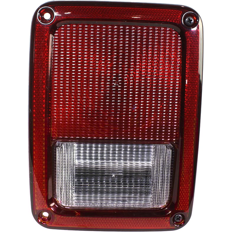 Tail Light Assembly for Jeep Wrangler JK, 2007-2018, Right (Passenger) Side, Replacement