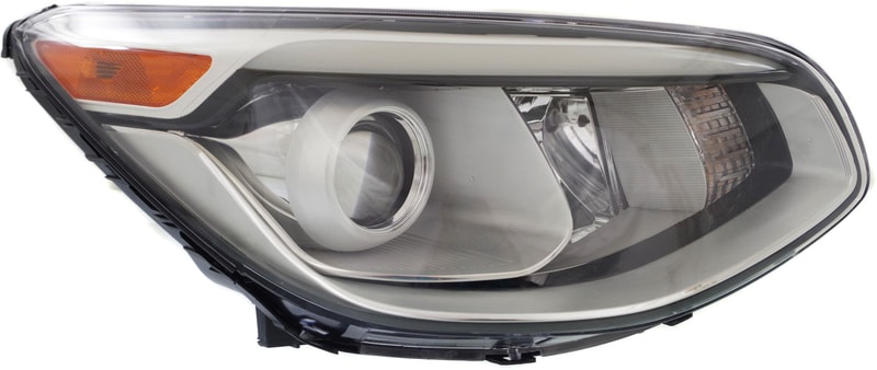 Headlight Assembly for Kia Soul 2014-2016, Right (Passenger), Halogen, Projector Type, without Leveling System, Replacement