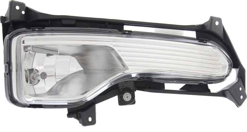 Front Fog Light Assembly for Kia Sorento 2011-2013, Right (Passenger) Side, with Sport Package, Replacement