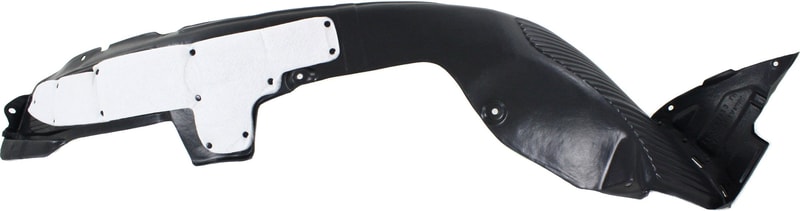 Front Fender Liner for 2014-2016 Kia Forte/Forte5, Left (Driver), Plastic, Vacuum Form, with Insulation Foam, (Forte5, EX/LX Models), Replacement