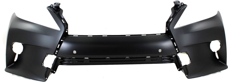 Front Bumper Cover for Lexus RX350/RX450H 2013-2015, Primed (Ready to Paint), With F Sport Package, Without Headlight Washer Holes, With Park Assist Sensor Holes, For Japan Built RX350, Replacement