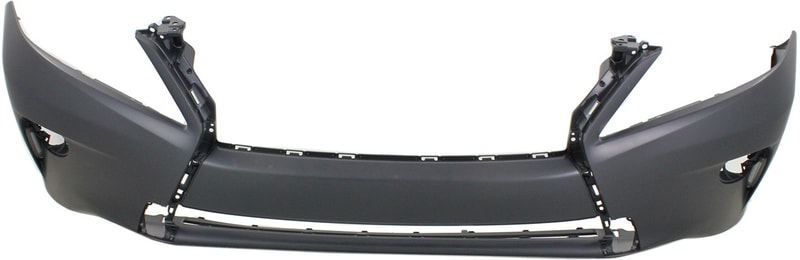 Front Bumper Cover for Lexus RX350/RX450H 2013-2015, Made for Japan Built Vehicle, Primed (Ready to Paint), without F Sport Package, without Headlight Washer and Park Assist Sensor Holes, Replacement
